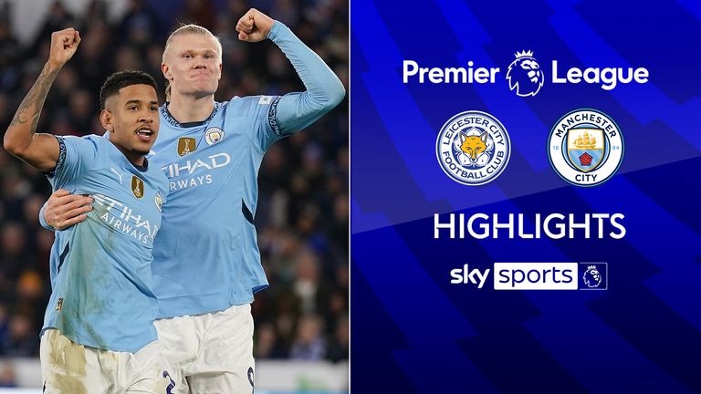 Leicester City 0-2 Man City | Premier League highlights