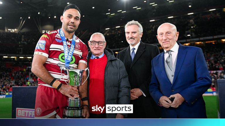 Rob&#39;s father presents first Rob Burrow Award to POTM French