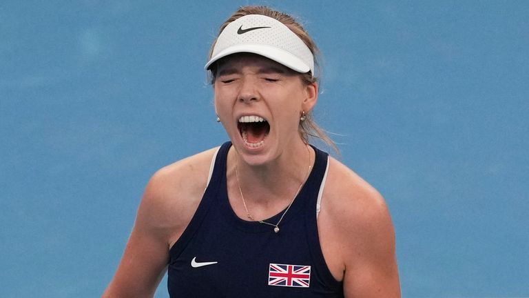 Britain's Katie Boulter, United Cup (Associated Press)